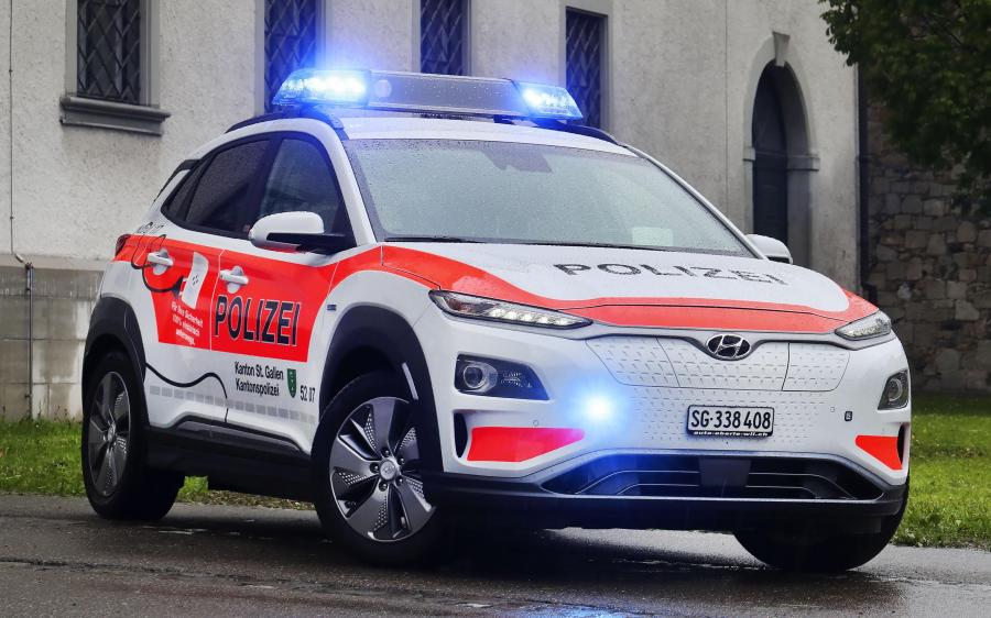 Hyundai Kona Polizei FuStW (CH) '2019